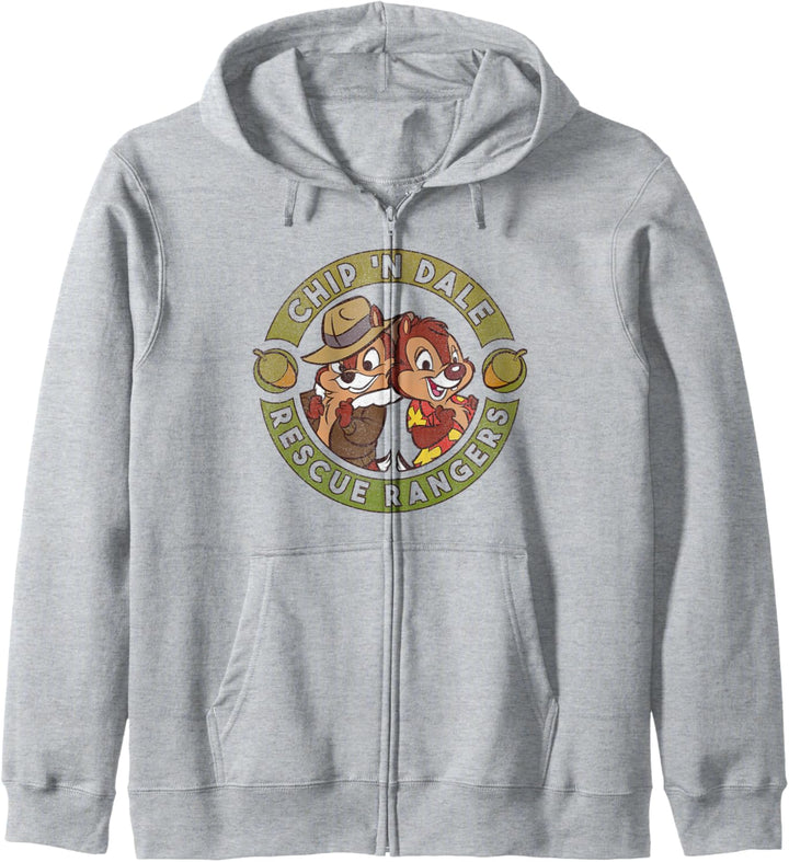 Disney Chip 'N Dale Rescue Rangers Logo Kapuzenjacke
