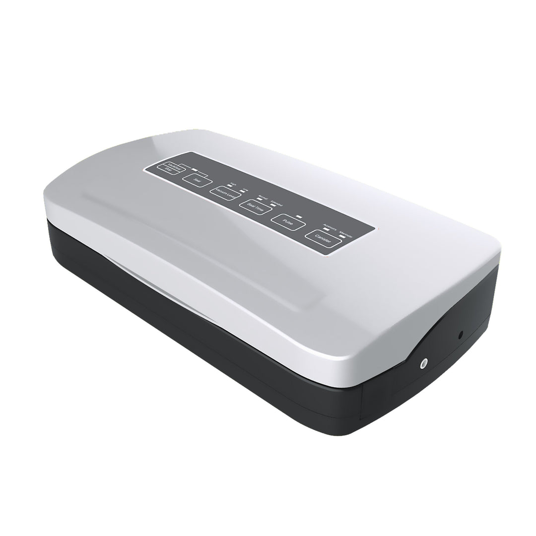 Allpax Vakuumierer F 210 silber inkl. 100 Vakuumbeutel 17,5 x 25 cm –Folienschweisser für Lebensmitt