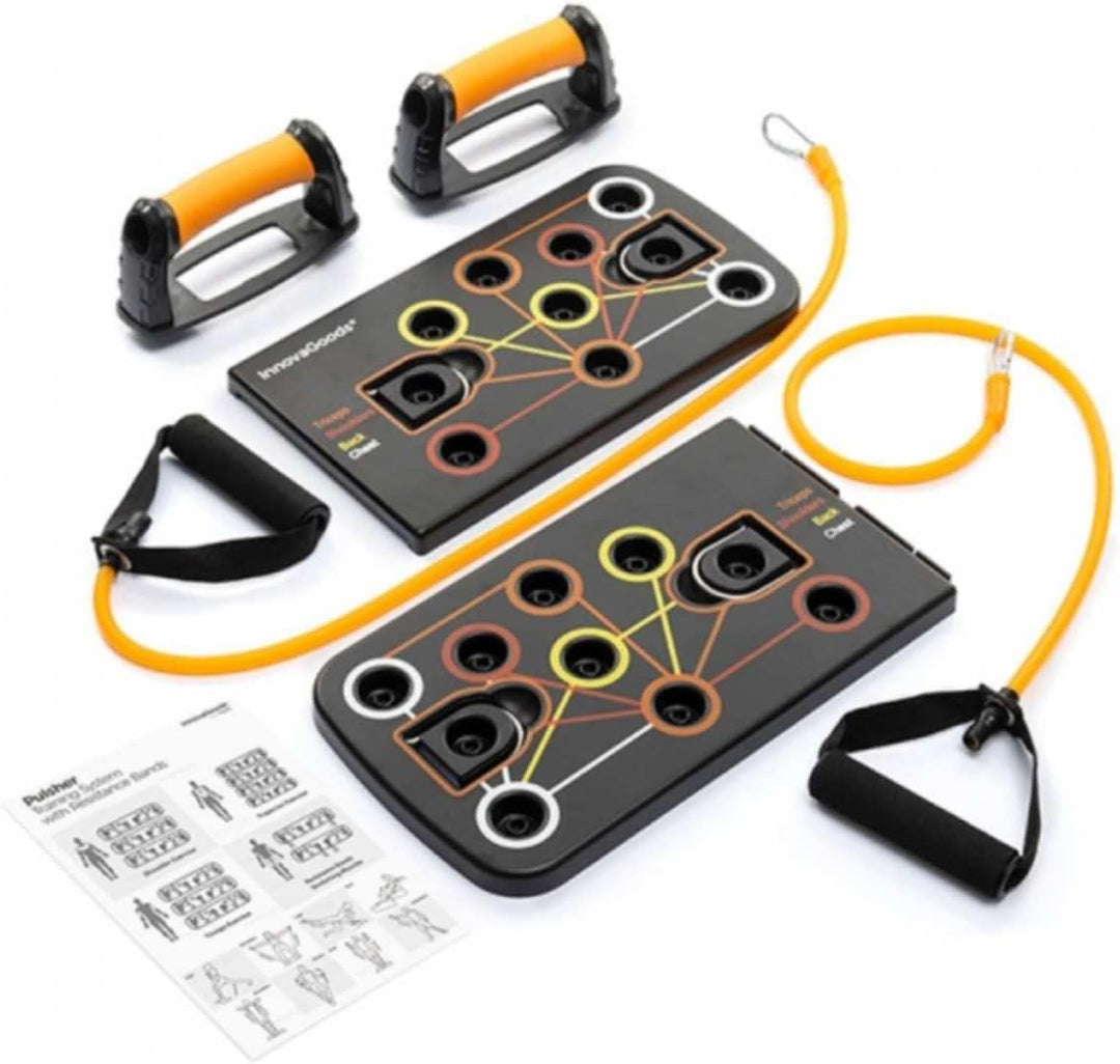 InnovaGoods - Multifunktions-Push-up-Board, Fitness Board Balance, Ganzkörpertraining zuhause, Abneh