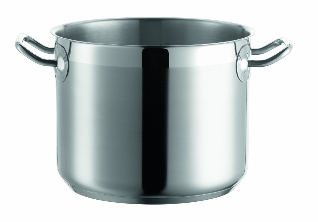 Mäser, Serie Professional, Gemüsetopf 20 cm, Topf aus hochwertigem Edelstahl 18/10, Induktion, Liter
