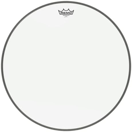REMO Schlagzeugfell Drum Head, Ambassador transparent, clear, 20" Bass Drum, BR-1320-00 20" Ambassad