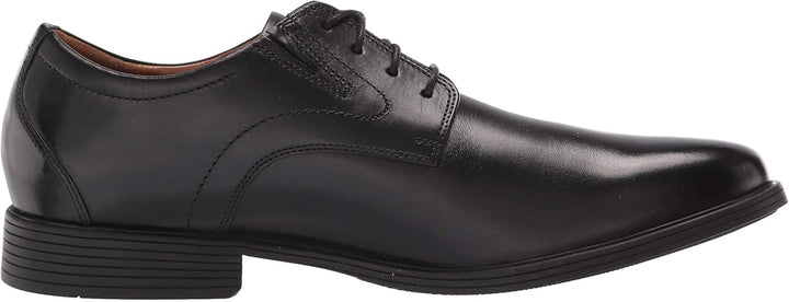 Clarks Whiddon Plain Toe Schnürhalbschuh für Herren, Oxford 39.5 EU Schwarzes Leder, 39.5 EU Schwarz