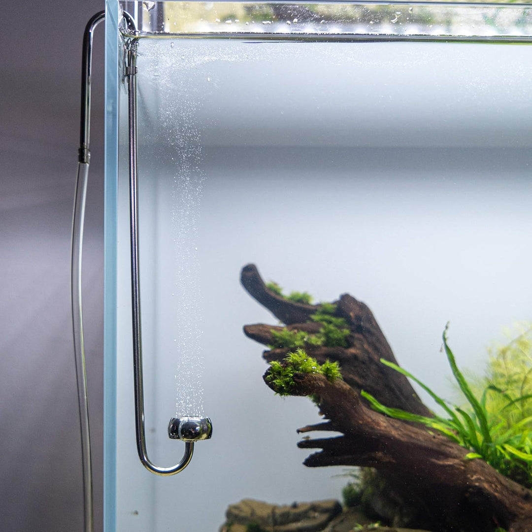 Measury CO2 Diffusor Aquarium aus Edelstahl, Diffuser Aquarium - 250mm 25 cm, 25 cm