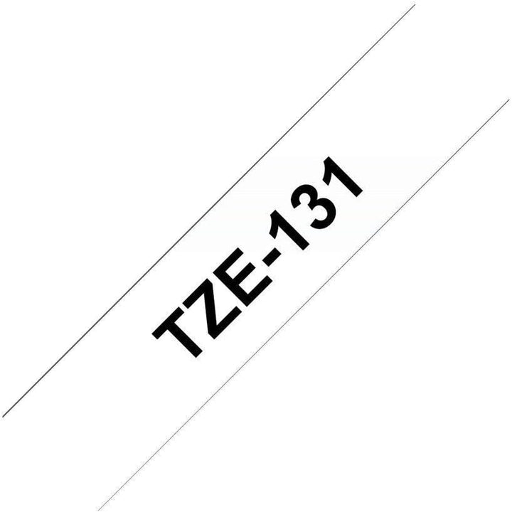 Brother Original P-touch Schriftband TZe-241 18 mm, schwarz auf weiss (kompatibel mit Brother P-touc