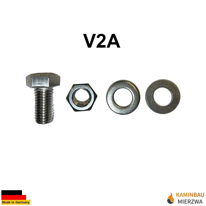 Kaminbau Mierzwa Premium Stahl Treppe Freistehend Verzinkt & Anthrazit Pulverbeschichtet 3 Stufen (B