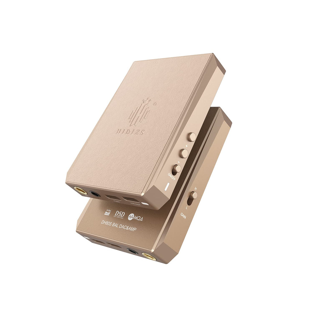 HIDIZS DH80S Tragbarer symmetrischer DAC und Verstärker, unterstützt MQA-Audiotechnologie, tragbarer