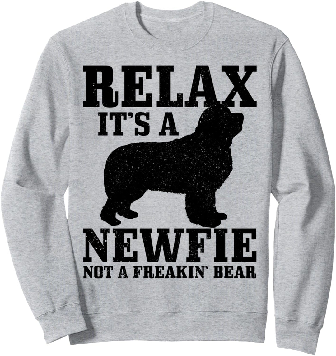 Neufundland Hund Entspannen Sie sich Es ist ein Newfie Kein Bär Newfie Mom Sweatshirt