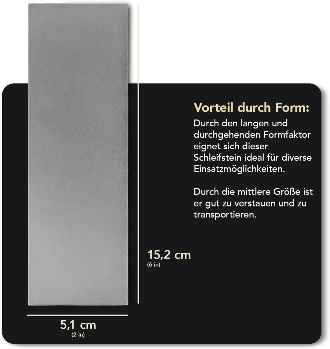 DMT Dia-Sharp Schärfblock mit durchgehender Diamantbeschichtung, extra-fein, 15,2 cm / 6 Zoll,