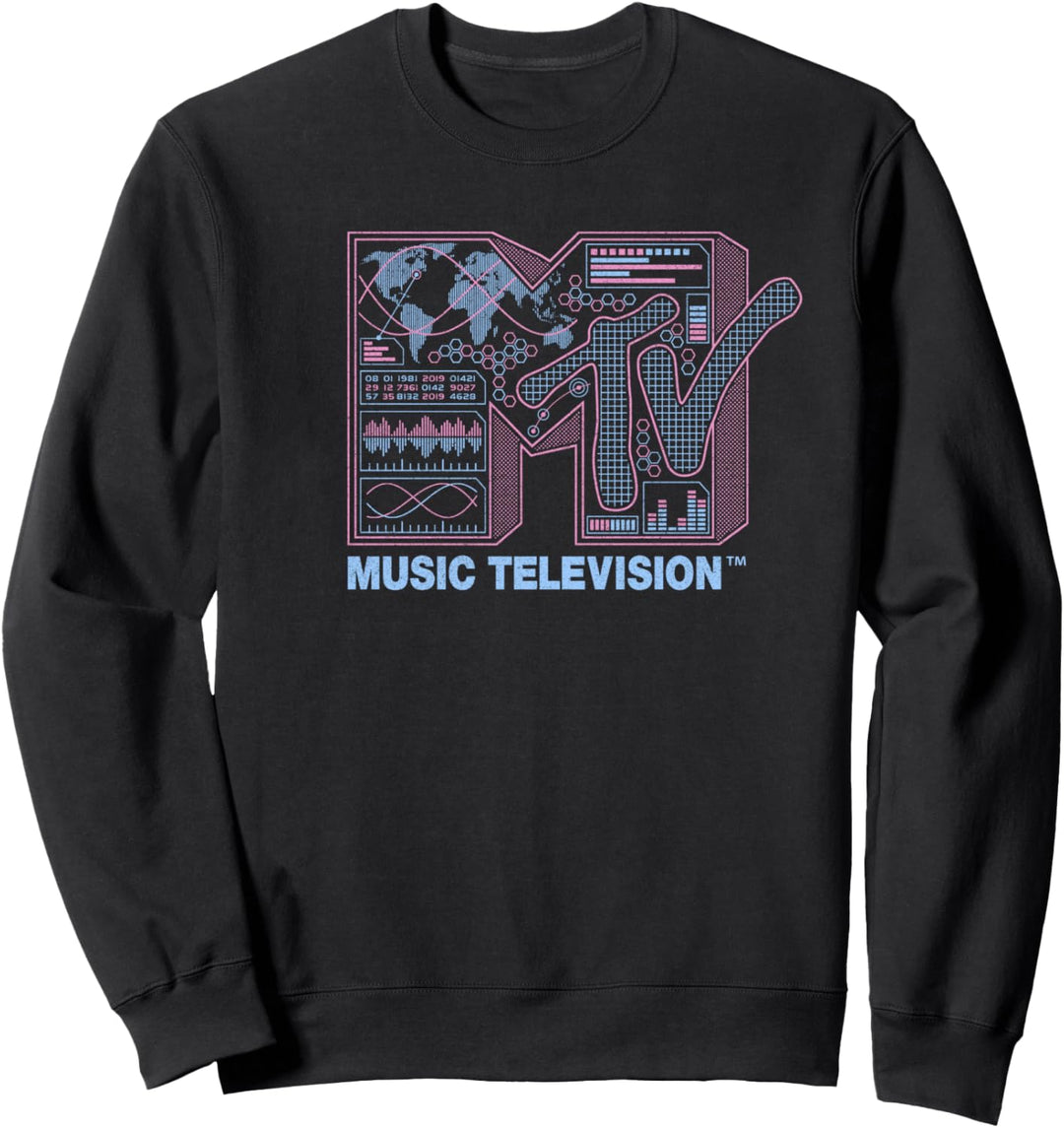 MTV Music Television Technology Logo Sweatshirt