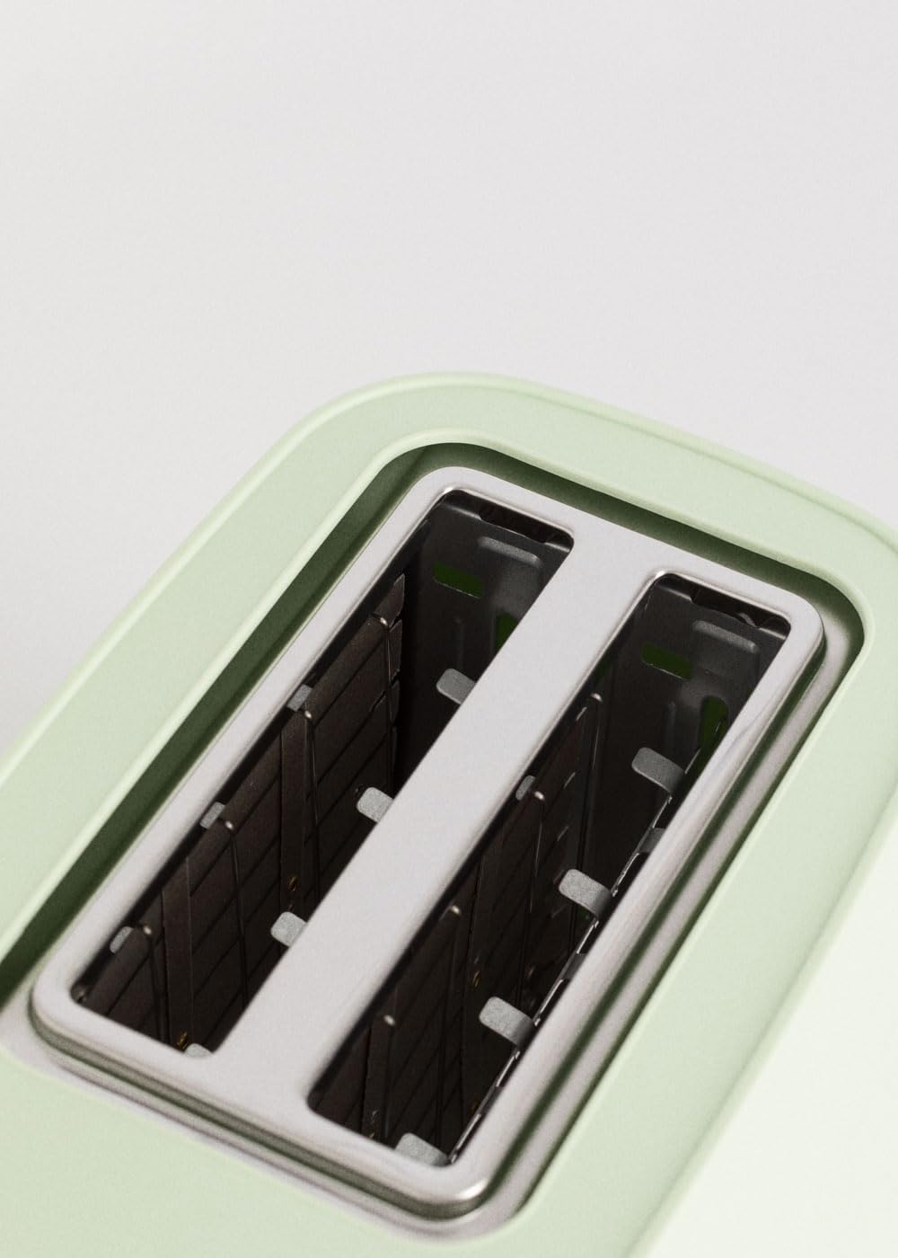 CREATE/TOAST STUDIO/Toaster Pastellgrün / 6 Leistungsstufen, Krümelschublade, Thermostat, Auftauen,