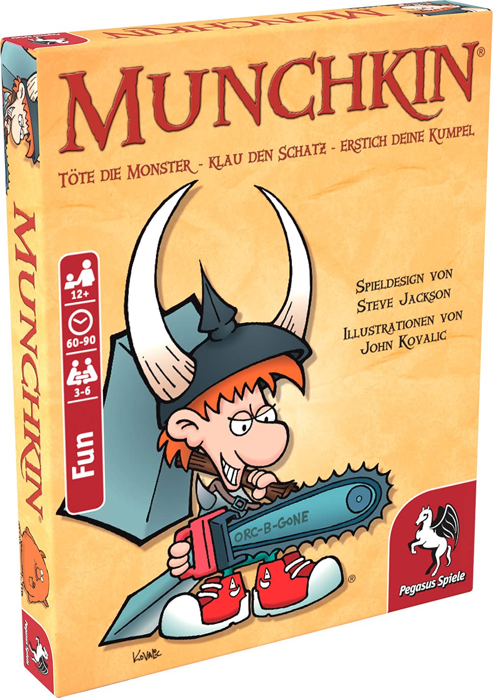 Pegasus Spiele 17211G - Munchkin Kartenspiel (Deutsche Ausgabe)