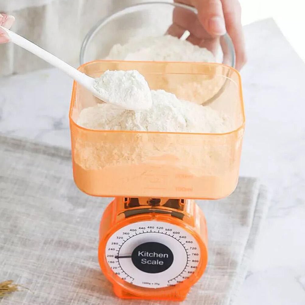 HEMOTON Küchenwaage Mechanical Kitchen Scale Kochen Kochwaage Gramm Waage Lebensmittelwaage Aus Kuns