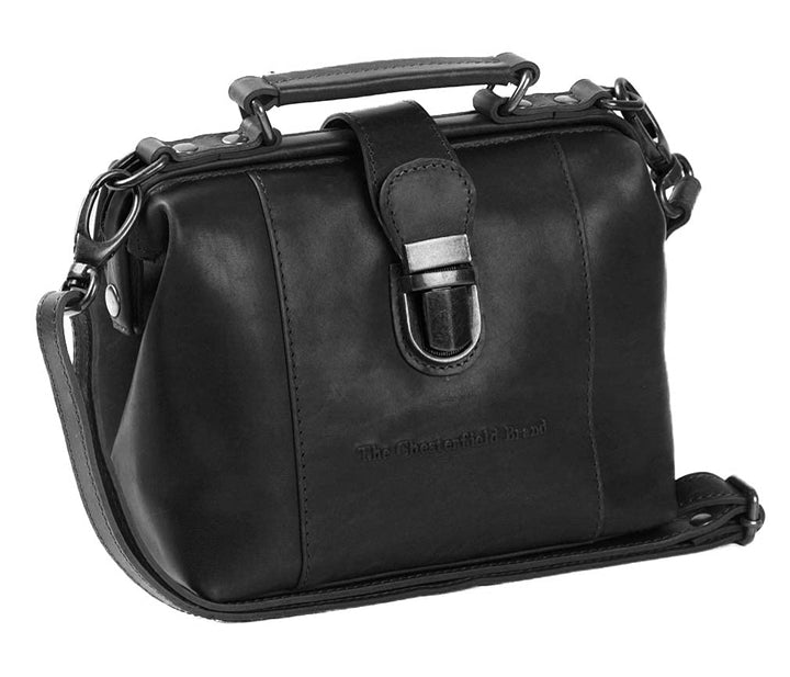 The Chesterfield Brand Rachael - Schultertasche Leder 24 cm black