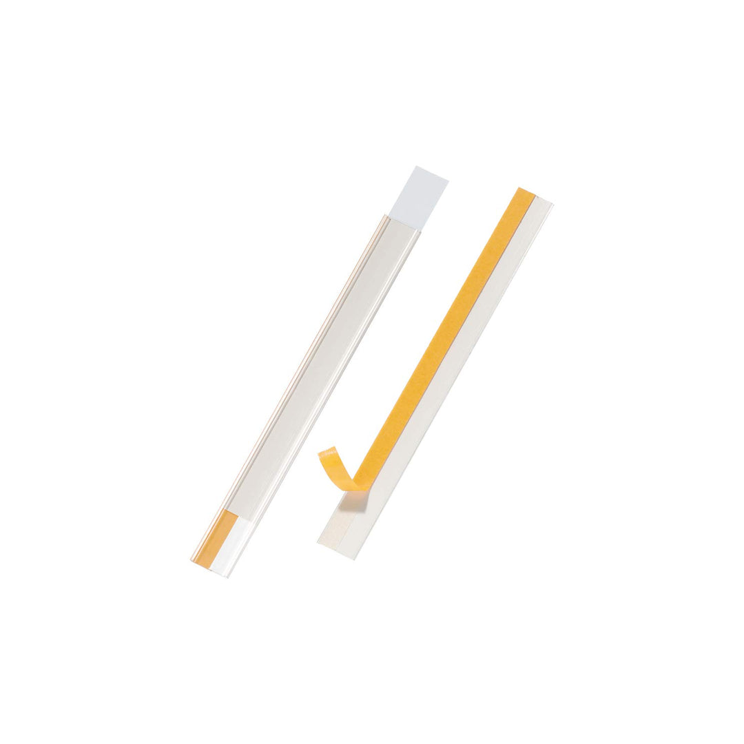 Durable Scannerschienen Scanfix inkl. Etiketten, 200 x 20 mm, transparent, 50 Stück, 802319, 200 x 2