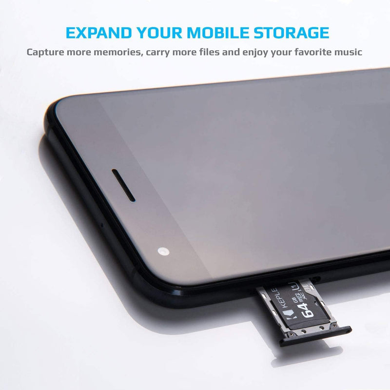 64GB Micro SD Speicherkarte MicroSD Kompatibel mit Samsung Galaxy s9+ S9 S8 S7 S6 S5 S4 S3, J9 J8 J7
