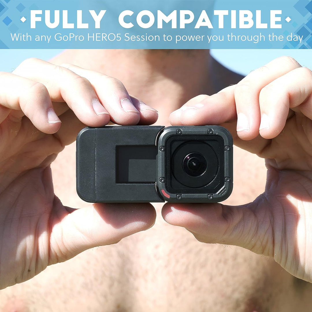 SABRENT Camcorder-Akkus - EcstaPro erweiterte Batterie für GoPro HERO5 Session (GP-KT5S) Battery Ext