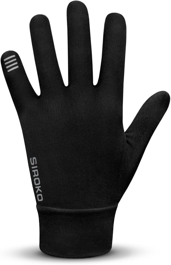 SIROKO Fahrrad-Übergangshandschuhe Nürnberg Schwarz für Damen und Herren XL, XL