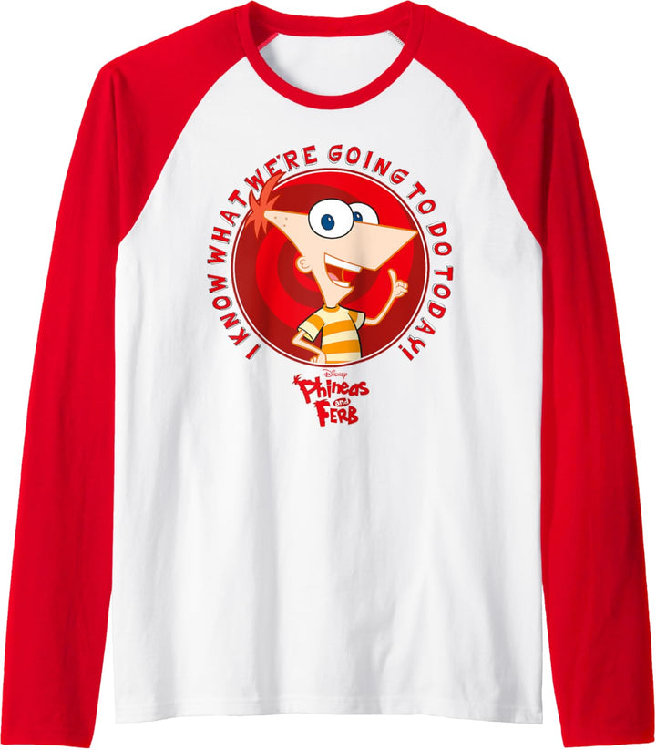 Disney Phineas And Ferb Phineas Do Today Raglan