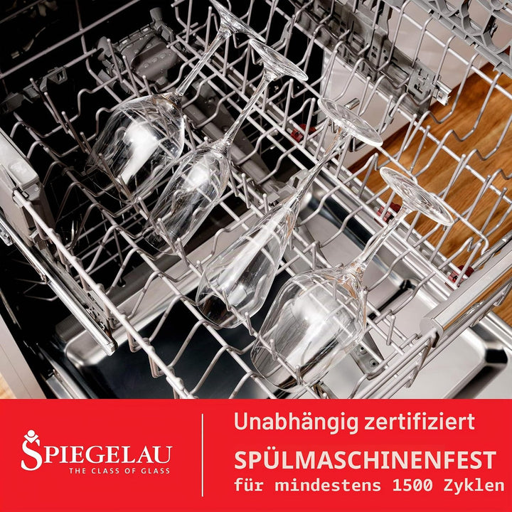 Spiegelau &amp; Nachtmann Weinglas, Glas, Transparent, 4 Stück (1er Pack), 4 Rotweingläser, Rotweingläse