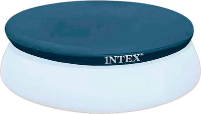 Intex Frame Pool Set Rondo Ø 244 x 51 cm, 28205NP & Easy Set Pool Cover - Poolabdeckplane - Ø 244 cm