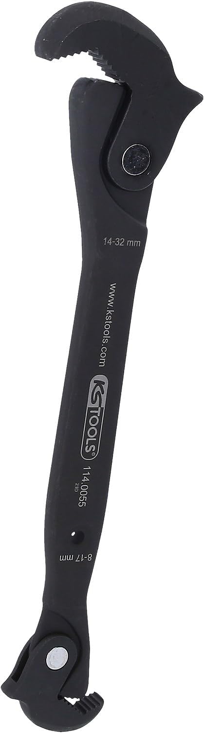 KS Tools 114.0055 Einhand-Multifunktions-Schlüssel, 8-17/14-32mm 8-17/14-32mm Grau, 8-17/14-32mm Gra