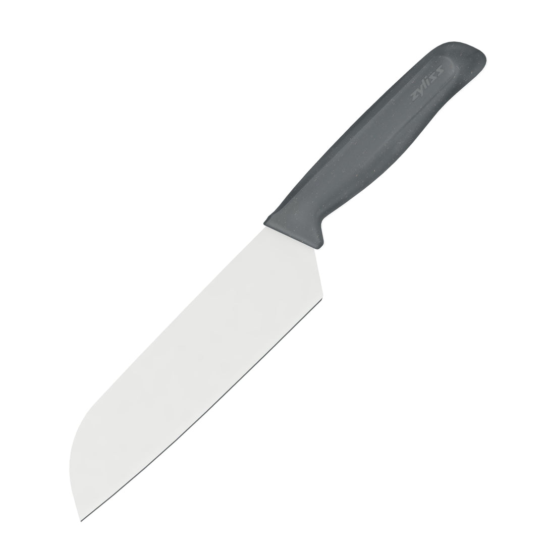 Zyliss Grosses Santokumesser, 17cm Edelstahl, Ultrascharfe Profi Küchenmesser, Mit Nachhaltigem Grif