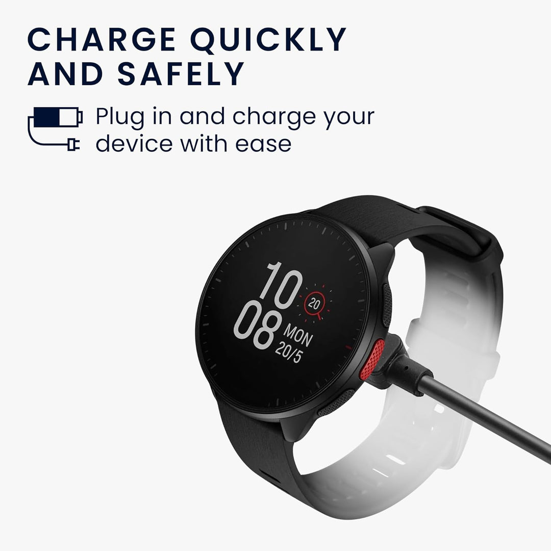 kwmobile USB Kabel Charger kompatibel mit Polar Ignite 3 / Pacer/Pacer Pro/Vantage V3 / Vantage M3 L