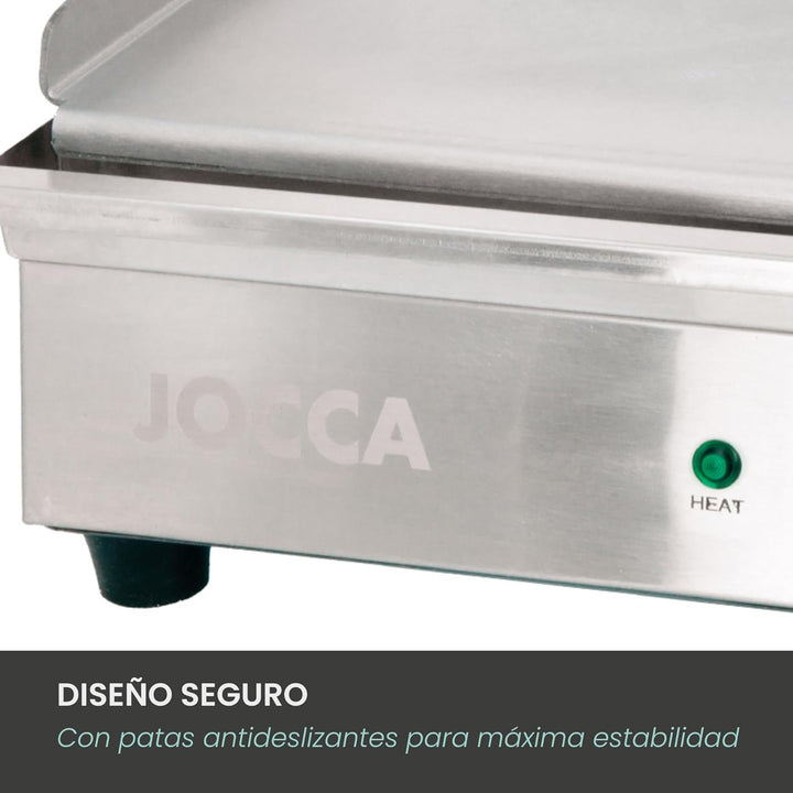 Jocca- Elektrische Grillplatte für die professionelle Küche | Teppanyaki | Tischgrill | Geeignet für