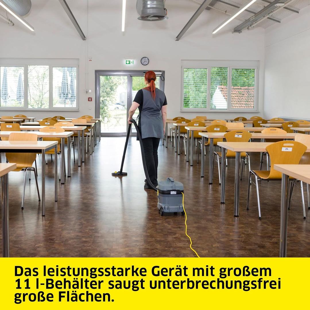 Kärcher Sauger T 11/1 Classic, Leichter Staubsauger, Behälter: 11 l, Leistung: 850 W, Schalldruckpeg