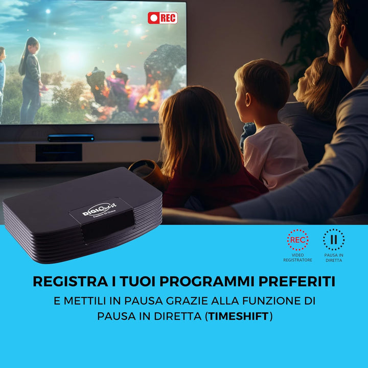 DIGIQUEST Digitaler terrestrischer Voice – Kompatibel mit Alexa
