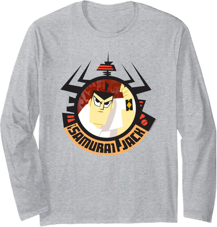 Samurai Jack Samurai Jack Round Frame Langarmshirt