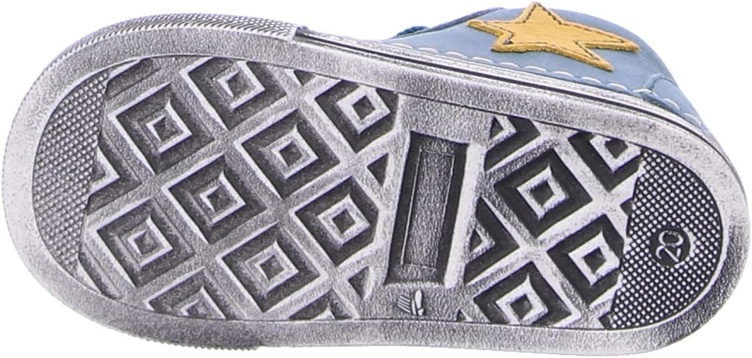 Däumling Baby-Jungen Esther Lauflernschuh 18 EU Blau, 18 EU Blau