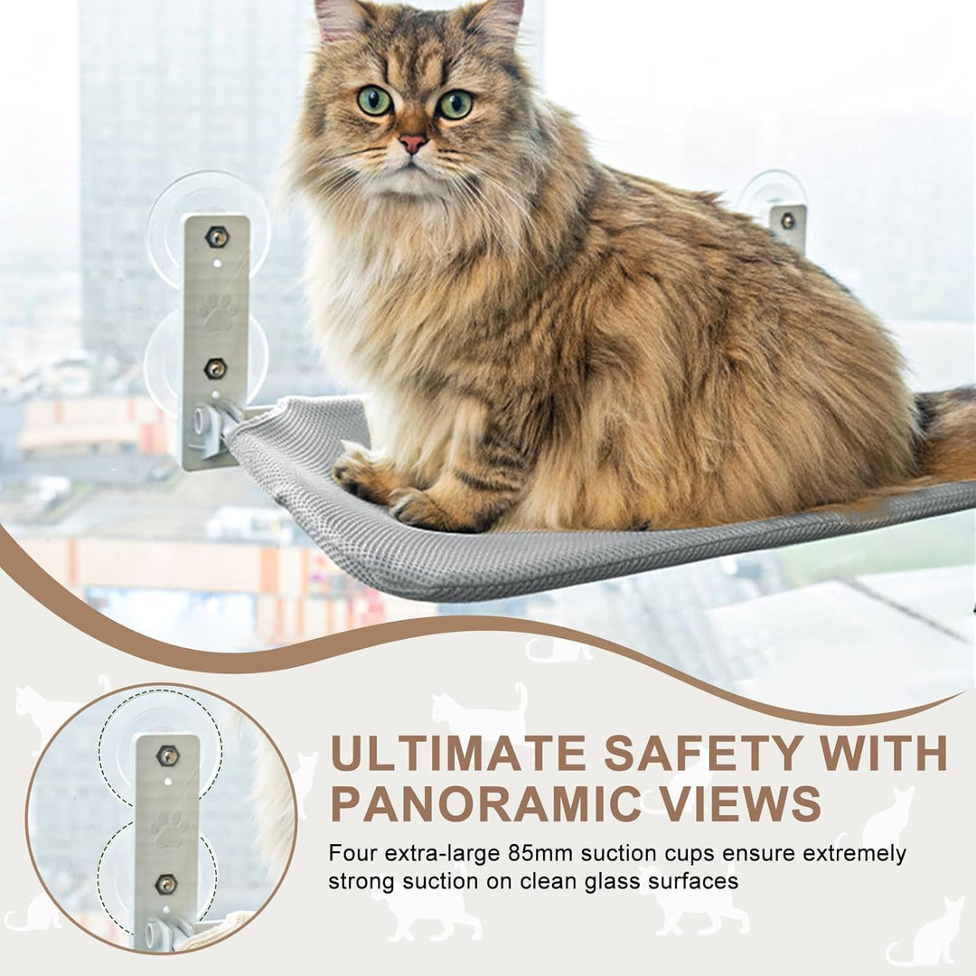 Katzen Hängematte Fensterplätze, Faltbare Katzen Hängematte, Atmungsaktive Haustier Fensterhängematt