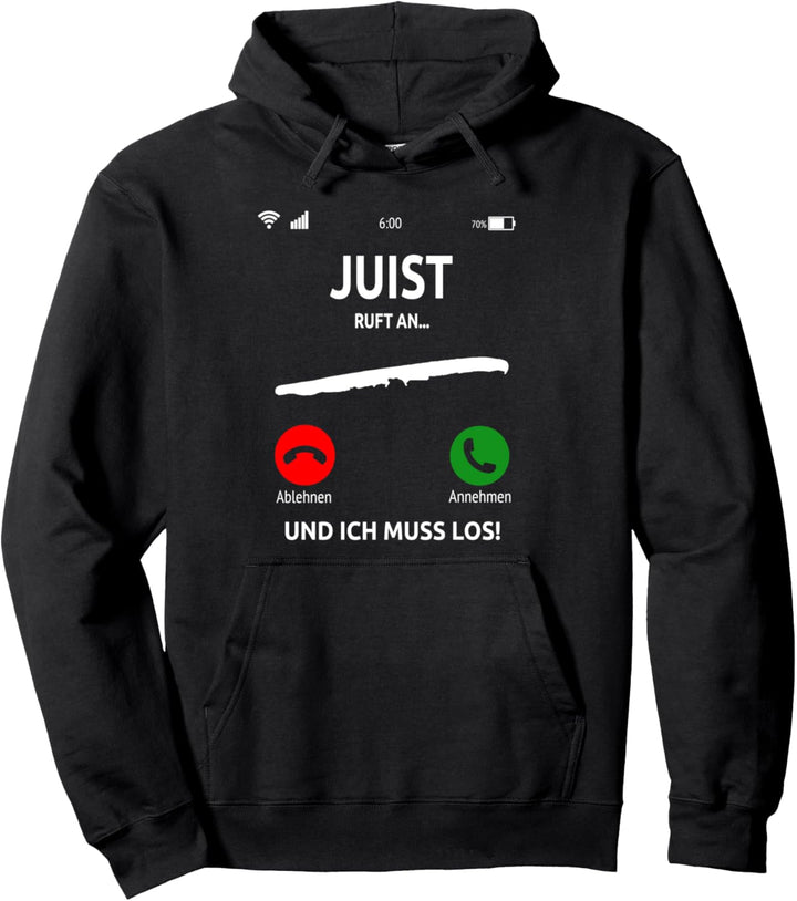 Juist Ruft An Design Ostfriesische Insel Urlaub Nordsee Pullover Hoodie