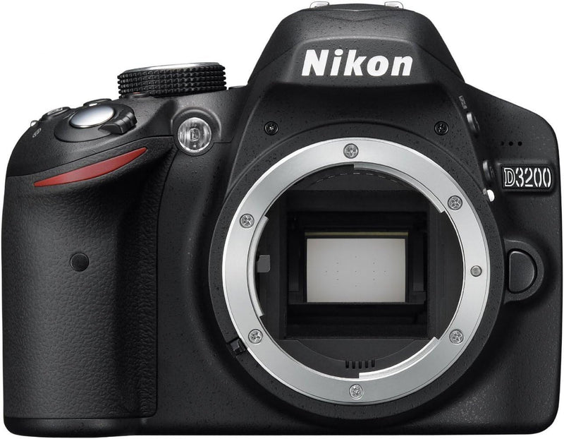 Nikon D3200 SLR-Digitalkamera (24 Megapixel, 7,4 cm (2,9 Zoll) Display, Live View, Full-HD) Kit inkl