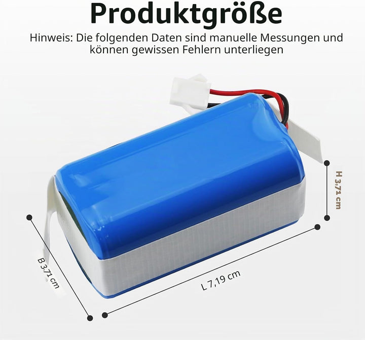 K KYUER 2000mAh Saugroboter Ersatzakku für Lefant M320 M210 M210 Pro M210P M210B M213 M213S M1 Robot
