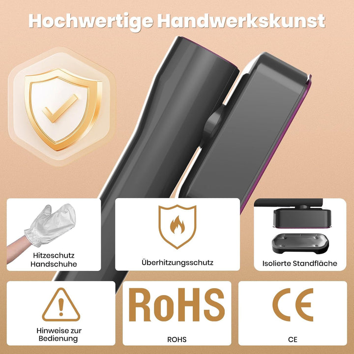 Reise Dampfglätter,Steam iron,Steamer Dampfglätter für Reise&Urlaub,2-in-1 Tragbarer & Handlicher Re