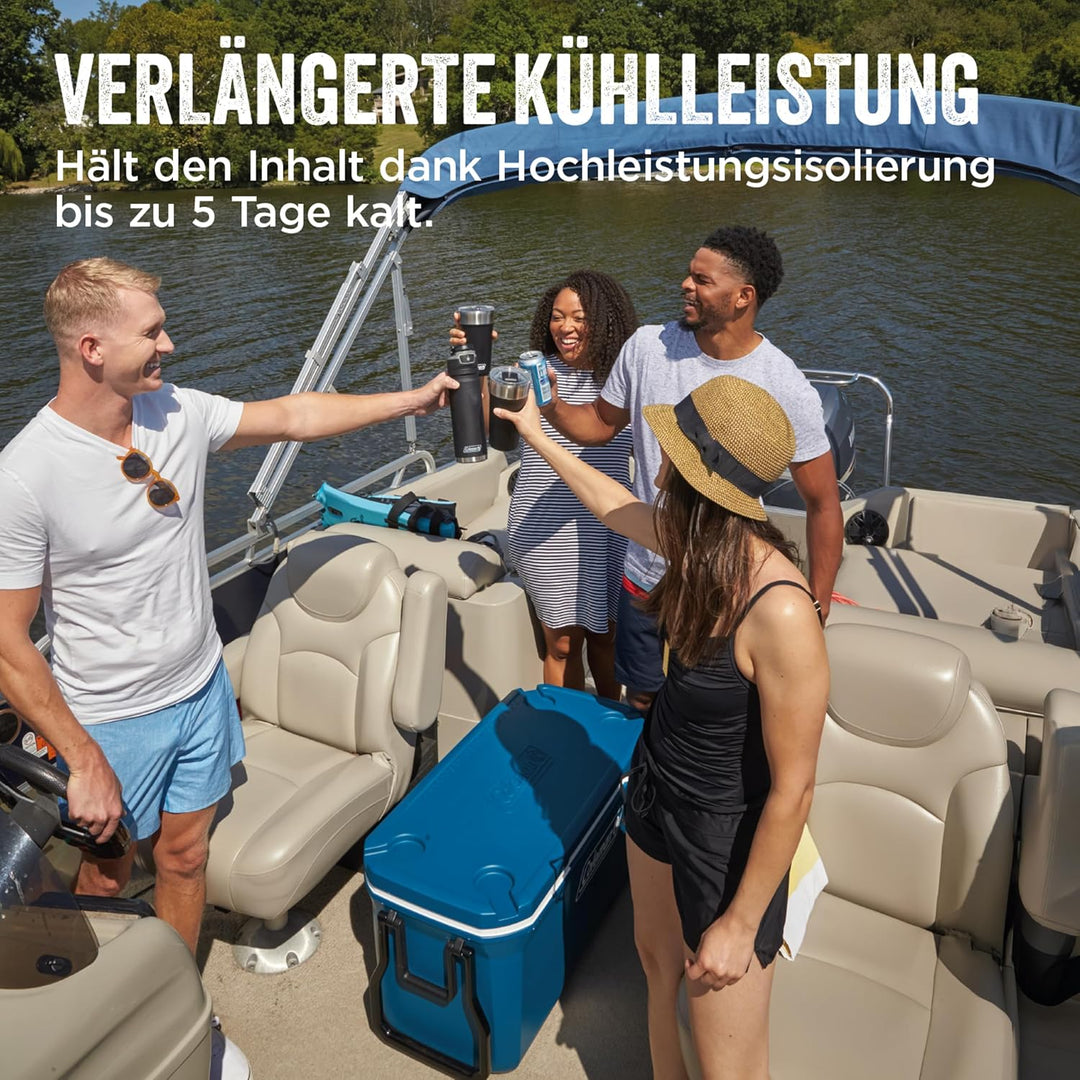 Coleman Xtreme Kühlbox, grosse Thermobox mit Fassungsvermögen, hochwertige PU-Vollschaumkernisolieru