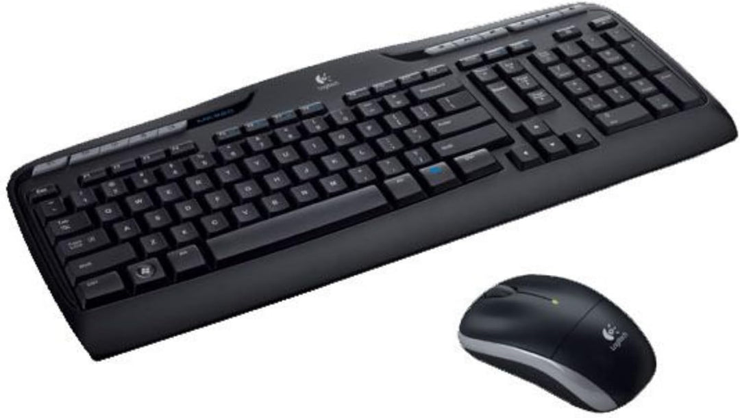 Logitech MK330 Kabelloses Tastatur-Maus-Set, 2.4 GHz Verbindung via Unifying USB-Empfänger, 4 progra
