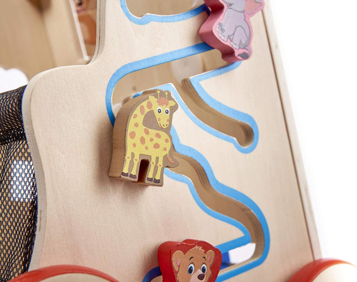 IKONKA Baby Lauflernwagen 6in1 Lernwürfel für die ersten Schritte Spielzeug tragen Zählen lernen Zei