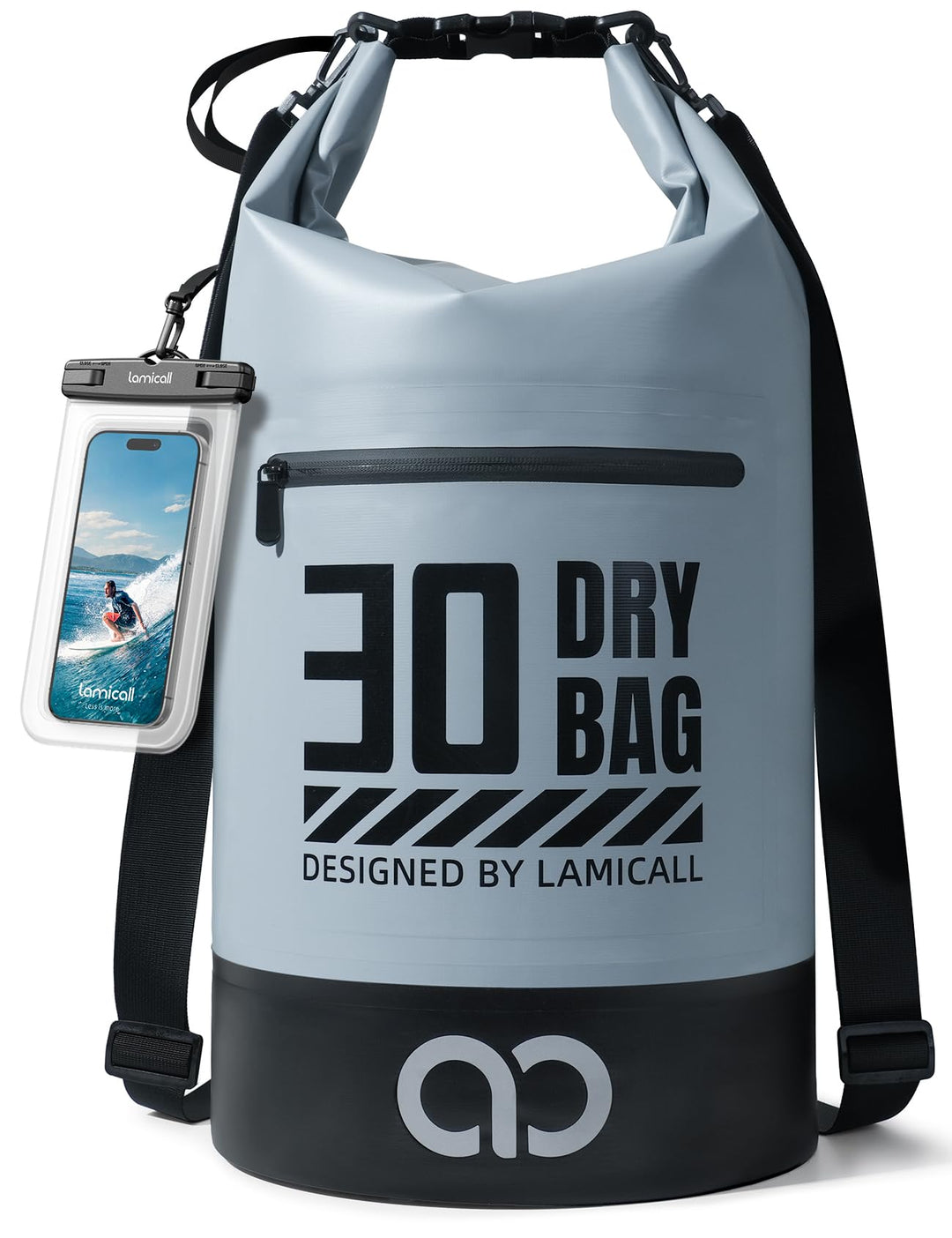 Lamicall Dry Bag, wasserdichte Tasche - [Robust & Kratzfest] 5L/10L/20L/30L/40L Rucksack Wasserdicht