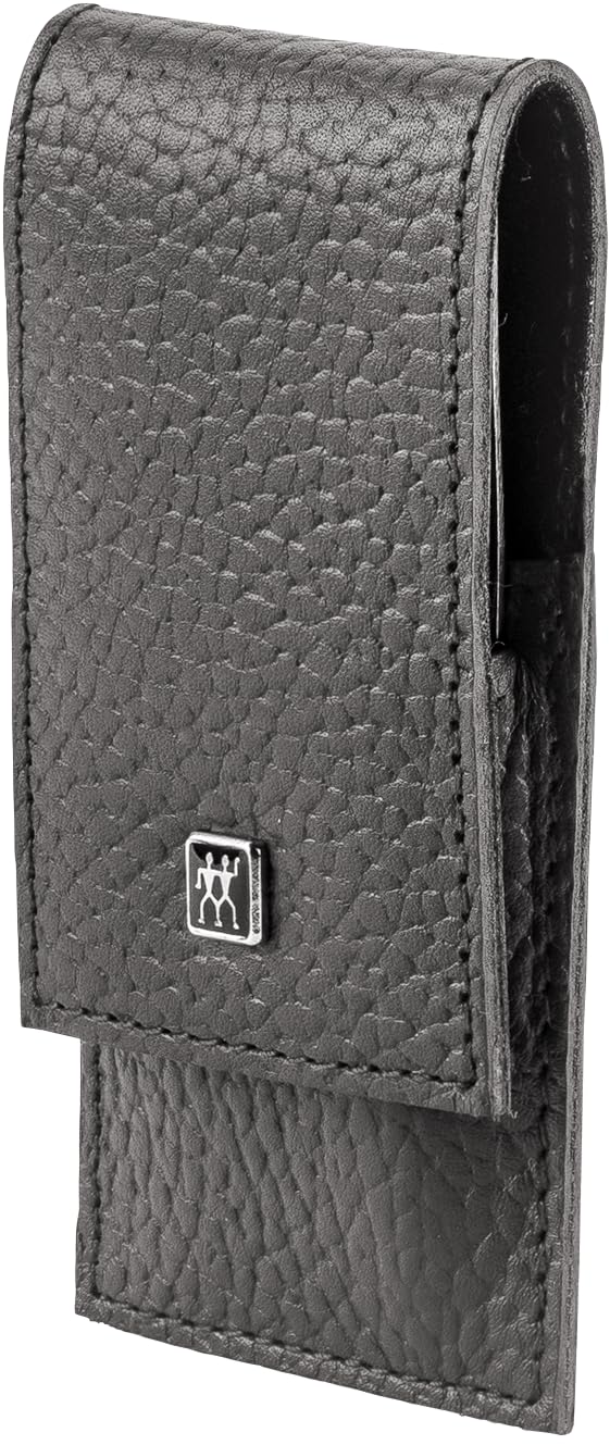 ZWILLING Maniküreset (3 Teilig, Nagelpflege und Pediküre, Echt Leder Etui, mit Nagelknipser), Edelst