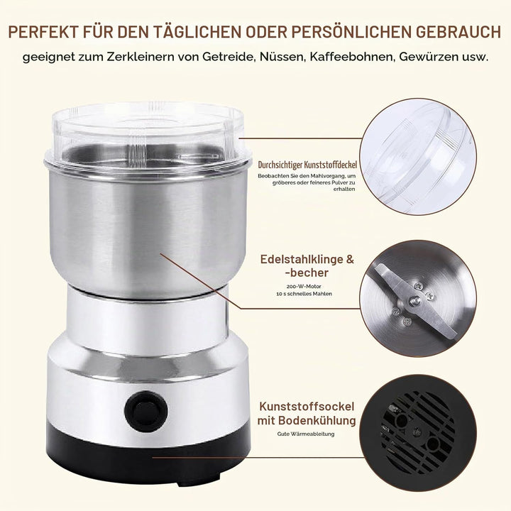 Elektrische Getreidemühle Gewürz Superfine Mühle Smash Maschine Elektrische Mühle Mini Mühle Trichte