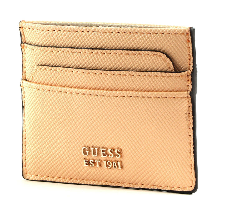 GUESS Laurel Card Holder Apricot Cream