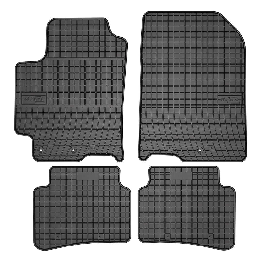 FROGUM EL Toro Gummimatten Ganzjähriges-Set von Autofussmatte Auto Fussmatten für Kia Rio IV 2017-20
