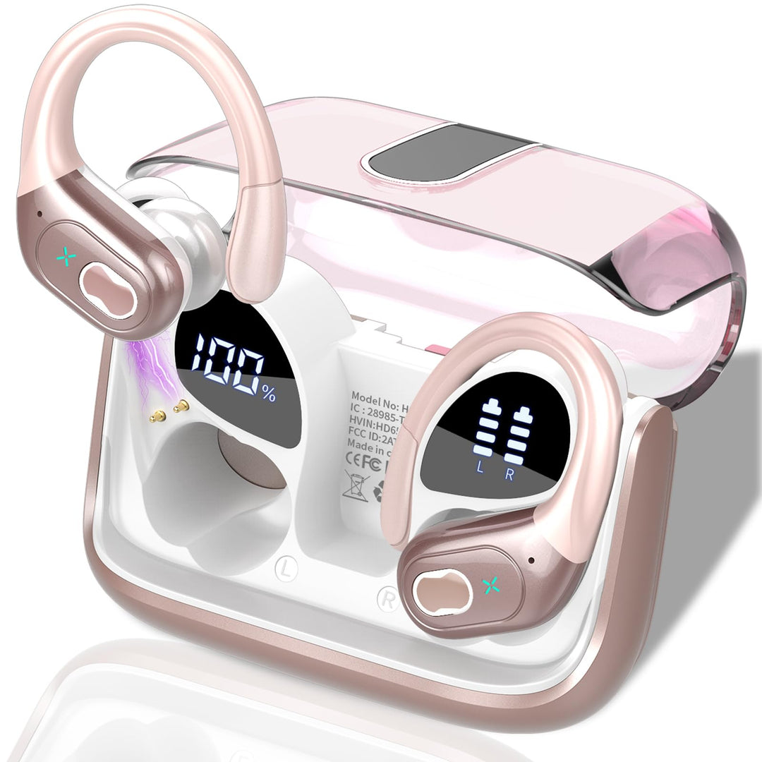 Aptkdoe In Ear Kopfhörer Kabellos Sport, Bluetooth 5.4 Kopfhörer mit ENC Mic, 75 Std Spielzeit, Anpa