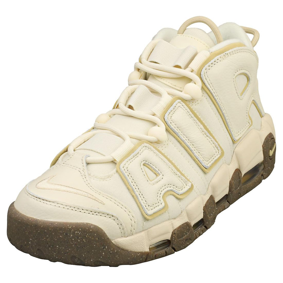 Nike Herren Air More Uptempo Basketballschuhe 45 EU Cocnut Milk Tean Gold, 45 EU Cocnut Milk Tean Go