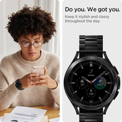 Spigen Modern Fit Armband kompatibel mit Galaxy Watch 6 Classic 47/43mm | 6 44/40mm | 5 Pro 45mm | 5