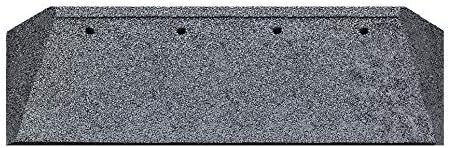 Bordsteinrampe 40-100 mm aus Gummifasern - Auffahrrampe - Türschwellenrampe mit eingelagerten U-Sche