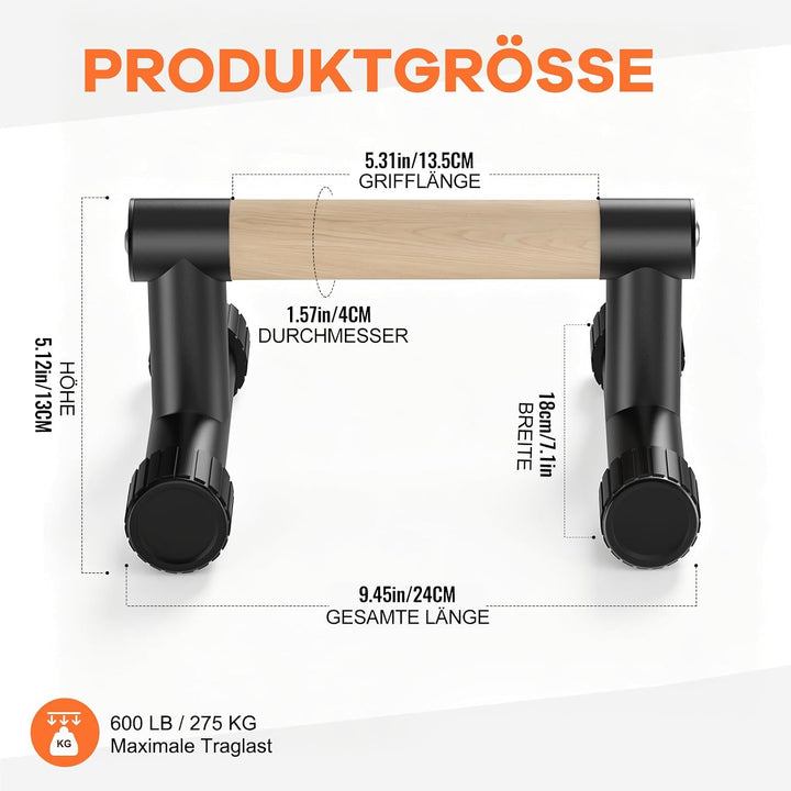 Parallettes &amp; Handstand Barren aus Holz